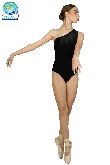 BODY DANZA IN LYCRA MONOSPALLA NERO DONNA